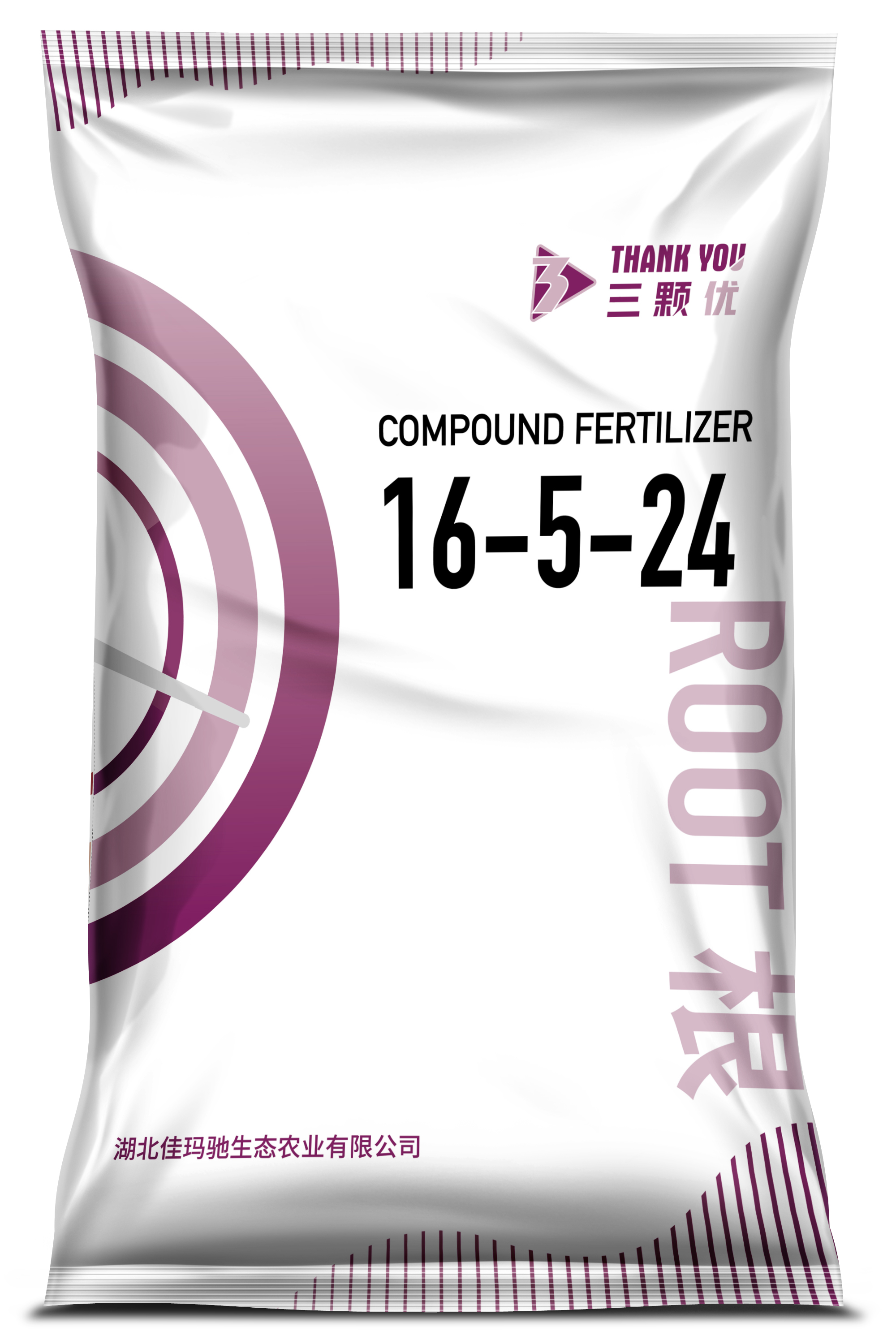 45%（16-5-24）三颗优高塔黄腐酸复合肥料 硫基 25kg